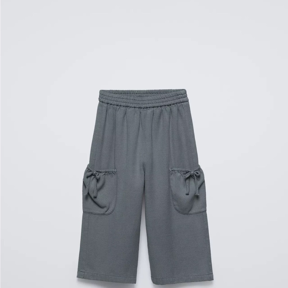 Zara Kids Gray Cargo Pants